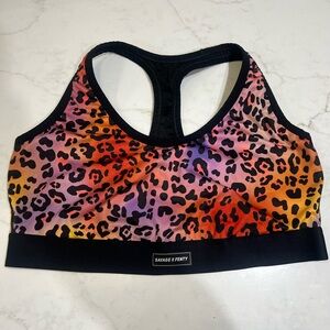 Savage X Fenty Vibrant Leopard Sports Bra